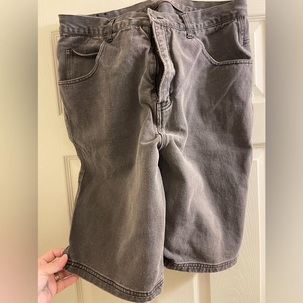 Vintage Grey denim Fubu shorts